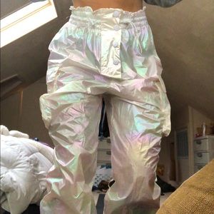 Zara Rainbow Reflective Joggers